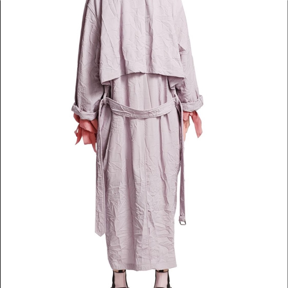 3.1 Phillip Lim lavender oversized trench coat
